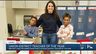 Brittany Hamilton Named Union Public Schools District Teacher of the Year
