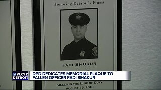 Detroit police honoring fallen officer Fadi Shukur