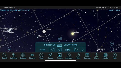 11-25-23 Jupiter and it’s moons