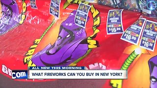 What fireworks can you buy in New York?