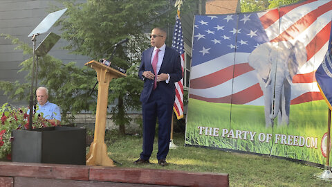 Former Detroit Police Chief James Craig gives First Political Speech in Jackson, Michigan