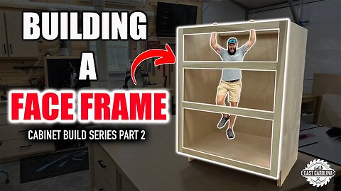 Cabinet Face frames made easy // How to build Face frames