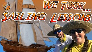 Sailing lessons on a Catalina 22 in Key Largo - Episode 4 (Apple and Rob)