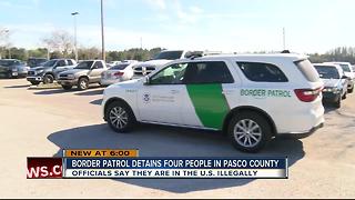 Border Patrol detains four people in Pasco County