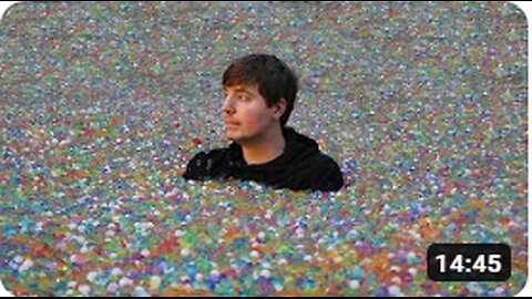 I Put 100 Million Orbeez In My Friend's Backyard