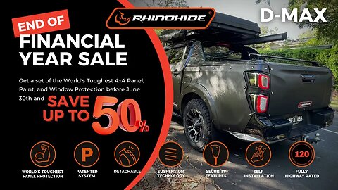 SAVE UPTO 50% OFF IN OUR EOFY SALE ON RHINOHIDE ARMOR