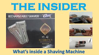 What's inside a rechargeable shaving machine || The Insider