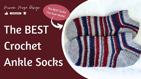The BEST Crochet Socks I've Ever Made!