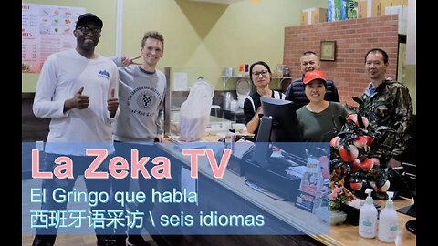 【中文字幕】西语采访 EL GRINGO QUE HABLA SEIS IDIOMAS (La Zeka TV)