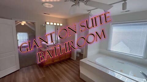 Primary On-suite Bathroom, it's big!!!