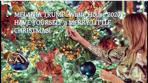 MELANIA TRUMP MERRY CHRISTMAS ✝️ WHITE HOUSE 2020 - WeGotUR6.Band
