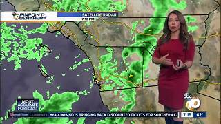 10News Pinpoint Weather with Meteorologist Angelica Campos