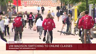 UW-Madison shifts all classes online for 2 weeks, quarantines 2 dorms