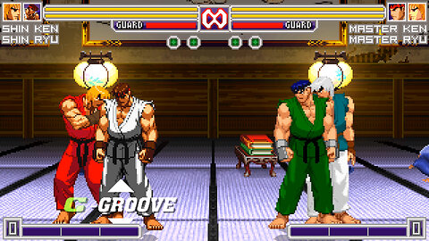 MUGEN - Shin Ryu & Shin Ken vs. Beterhans's Master Ryu & Master Ken - Download