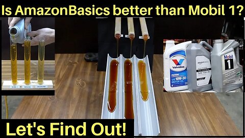 Is AmazonBasics Full Synthetic Motor Oil better than Mobil 1? Let's find out!