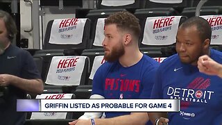 Blake Griffin listed as probable for Game 4