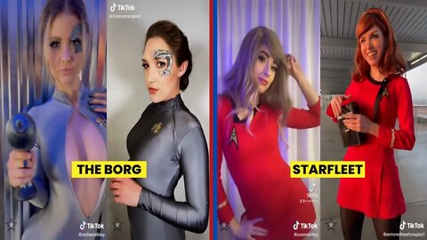 Rate the Girls: Snap Star Trek Tiktok Cosplay Contest - The Borg vs Starfleet #1 🚀🖖