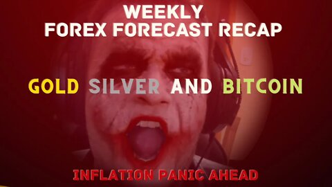 WEEKLY FOREX FORECAST RECAP - GOLD SILVER AND BITCOIN