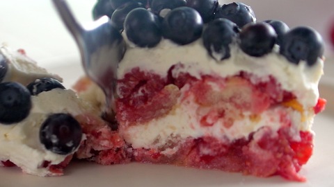 Red, White And Blue Trifle