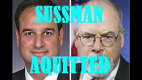 SUSSMAN AQUITTED WHITE HATS NOT HAPPY WITH SLOW PACE