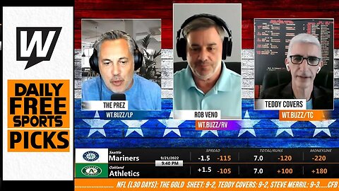 Free Sports Picks | WagerTalk Today | NFL Betting Market Update | College Football Picks | Sept 21