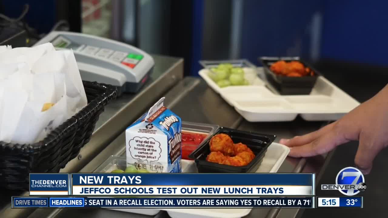 Jeffco Schools trying out new lunch trays