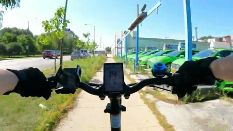 LECTRIC XP LITE : ERRRANDS WITH E-BIKE : RIDE ALONG IN CHICAGO : GOPRO HERO 9 : 4K POV