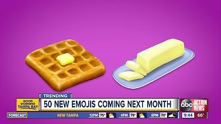 230 new emojis set to launch in 2019, including waffles
