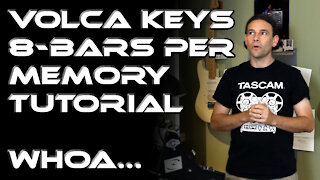 Korg Volca Keys 8-bars Per Memory Tutorial