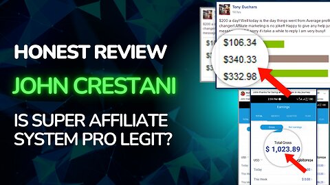 Super Affiliate System Review - [John Crestani's Program]