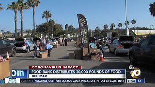 Food bank distributes 30,000 pounds of food