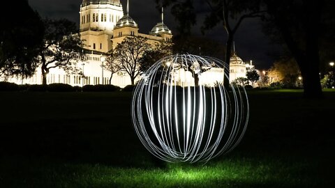 Light Painting Tutorial: Paint an Orb in less than a minute! #shorts