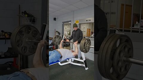 365lbs Bench, 62 years old, How slow can it go? #bench