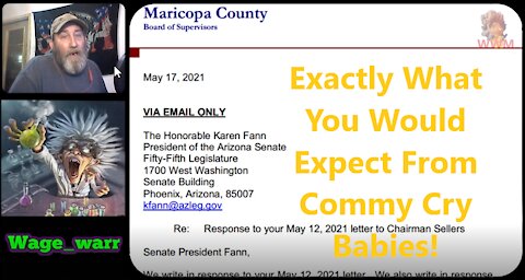 Maricopa County Board of Supervisors response Letter