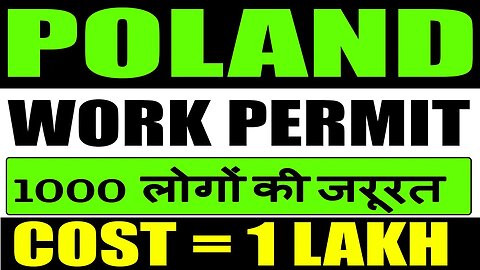 2023 POLAND WORK PERMIT VISA 2023 POLAND WORK VISA FOR INDIANS IN POLAND WORK VISA 2023 A2Z SERVICEZ