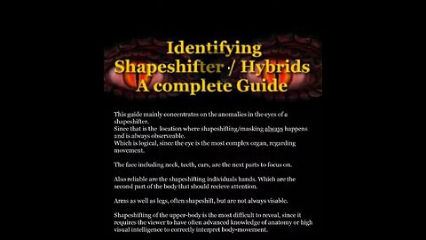Identifying Shapeshifters / Hybrids: A Complete Guide