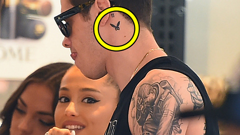 Pete Davidson REMOVES Ariana Grande Tattoo!