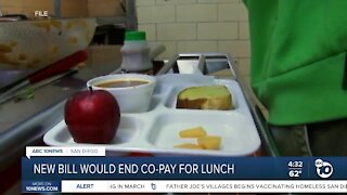 New bill could eliminate cost of school lunch