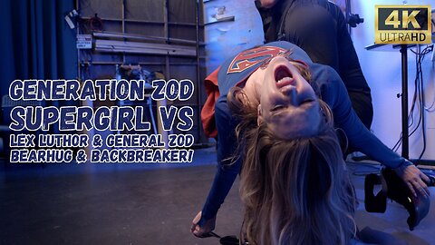 Generation Zod Supergirl Battles Lex Luthor and General Zod