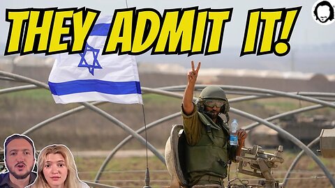 Israel Finally Admits It!