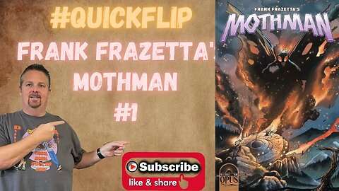 Frank Frazetta's Mothman #1 Opus #QuickFlip Comic Review Tim Hendrick,Andrea Mutti #shorts