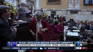 90-day legislative session begins in Annapolis