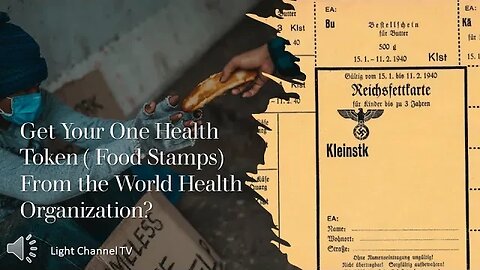 Get Your One Health Token Food Stamps From the World Health Organization?