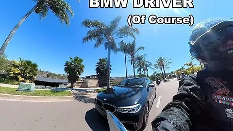 BMW Cuts In Well, Tries To. #Closecall