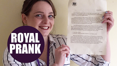 A Woman Nearly Throws A Royal Wedding Invitation Believing It Is A Joke