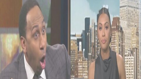 Stephen A Smith & Malika Andrews Embarrass Themselves in Woke Debate