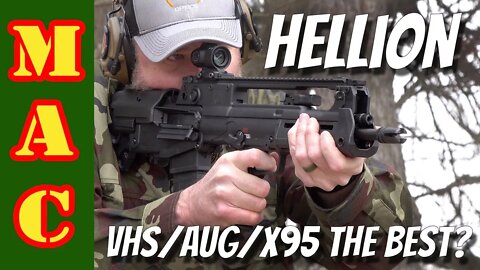 New Hellion vs X95 and AUG - Battle of the military bullpups!