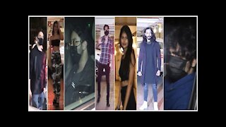 Sara Ali Khan, Aryan khan,Ahaan Shetty, Alaya F & others at Ibrahim Ali khan&rsquo