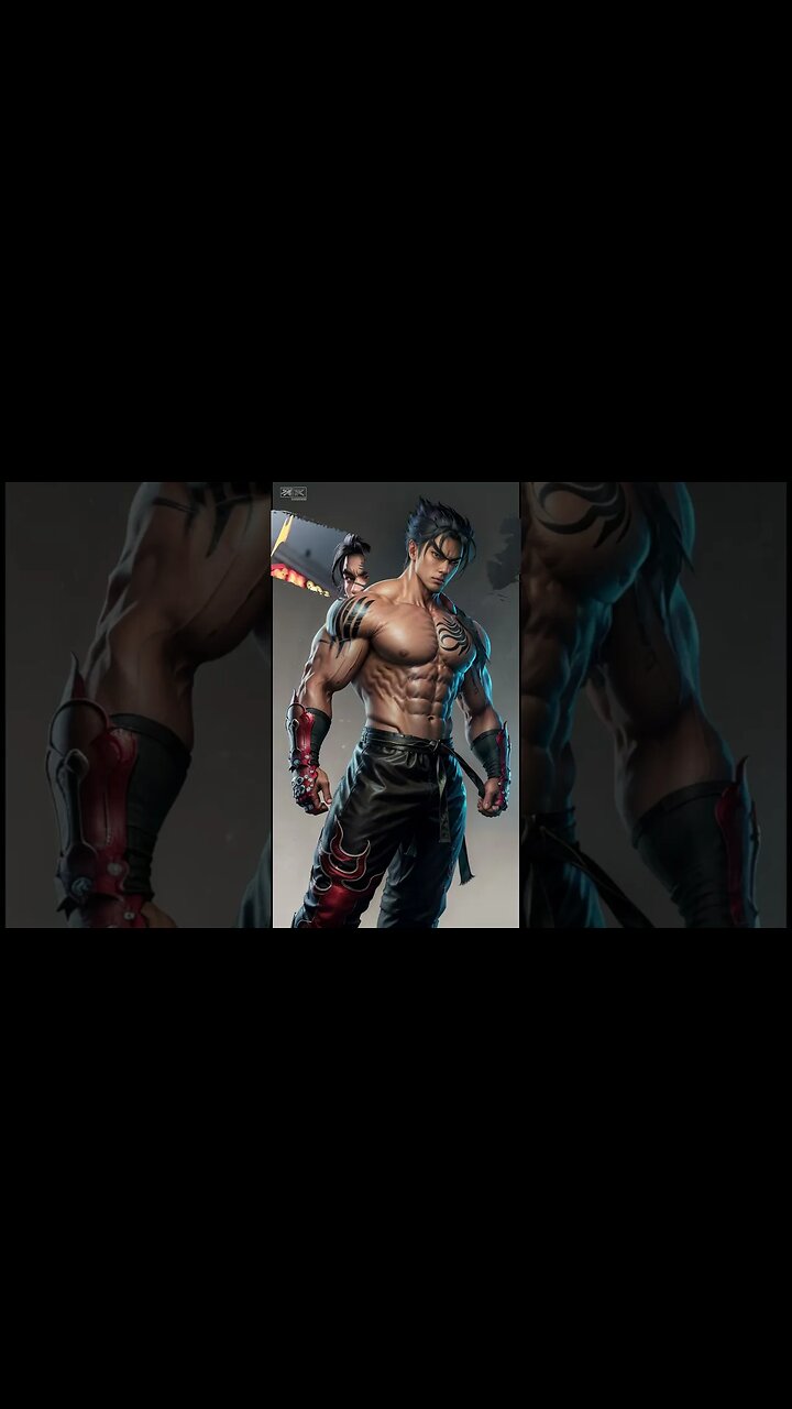 AI Art Jin Kasama Tekken Arts K Shorts