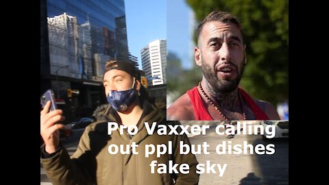 TORONTO PRO VAXXER GOES NUTS BUT DISHES OUT FAKE SKY
